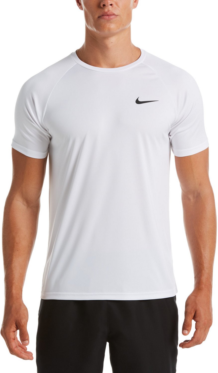 Nike Men's Swim Essential Short Sleeve Hydroguard Academy