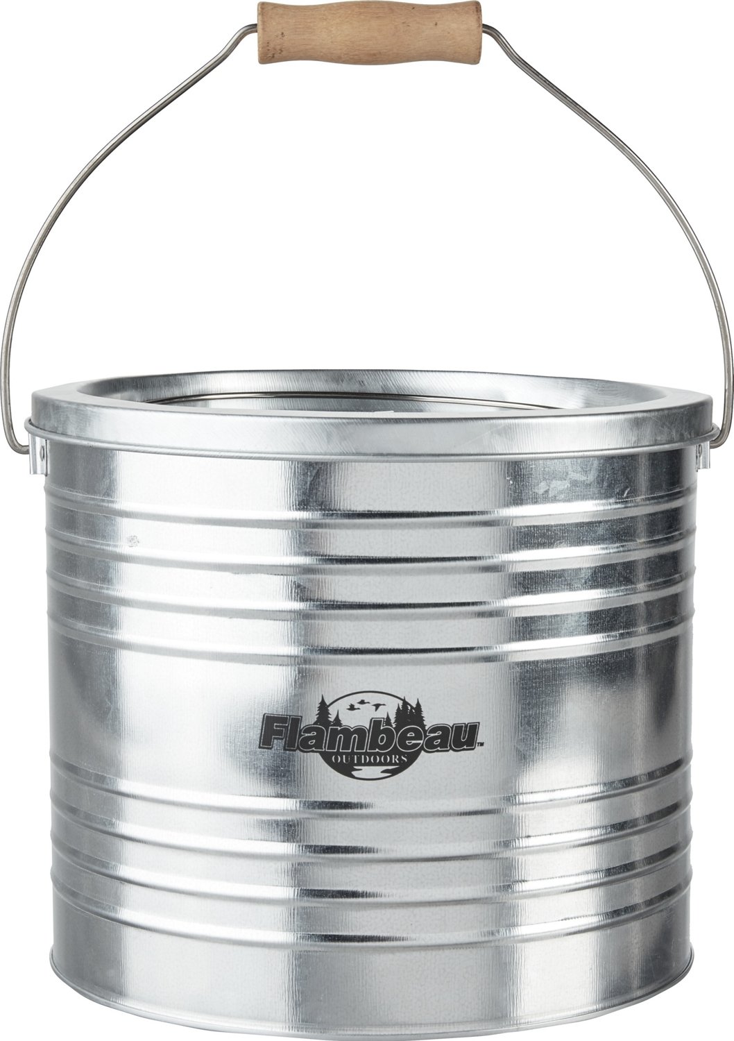 Flambeau Galvanized 2Piece 8 qt Floating Minnow Bucket Academy