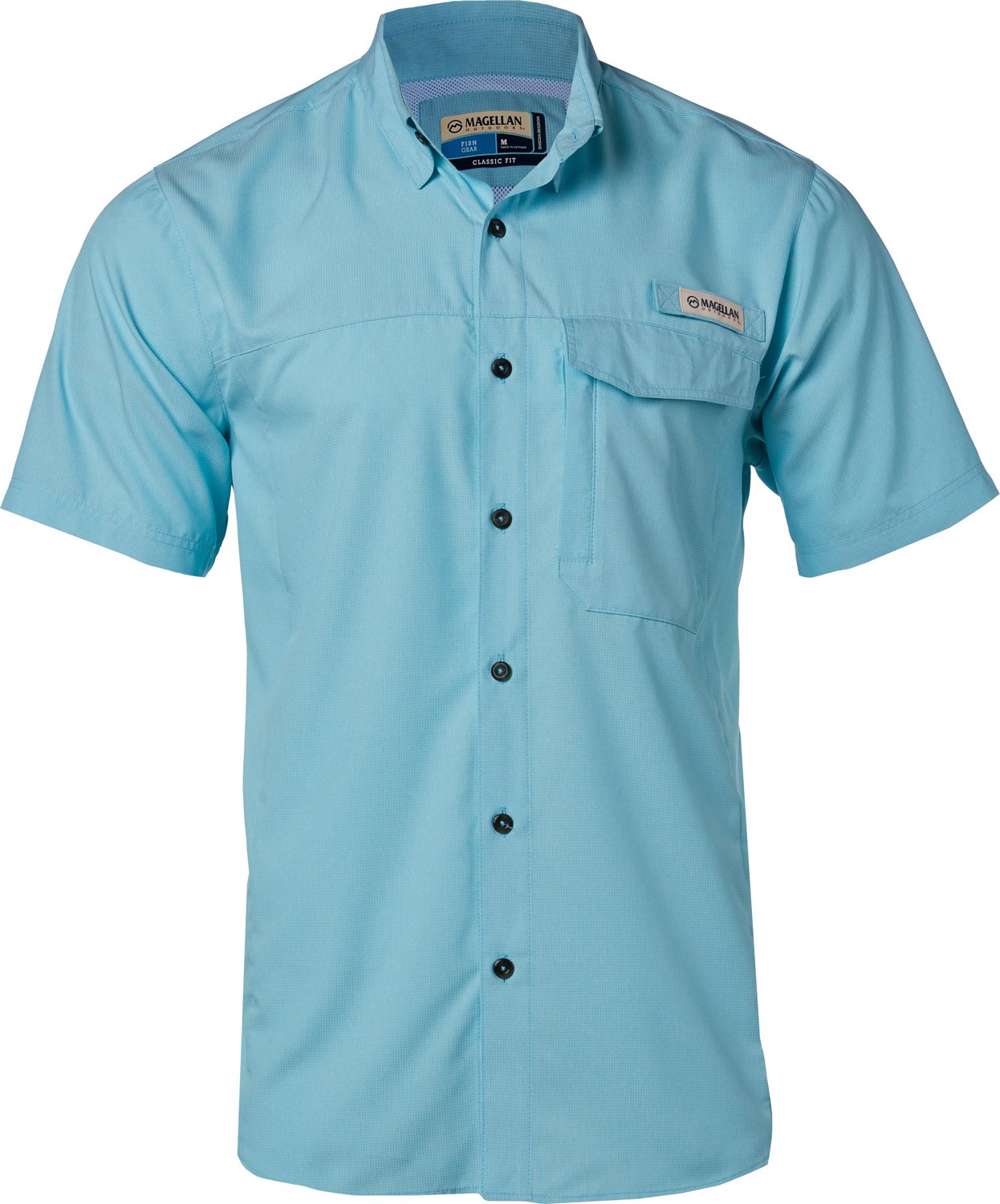 Magellan Outdoors Men's Caddo Lake Button Down Fishing Shirt Academy