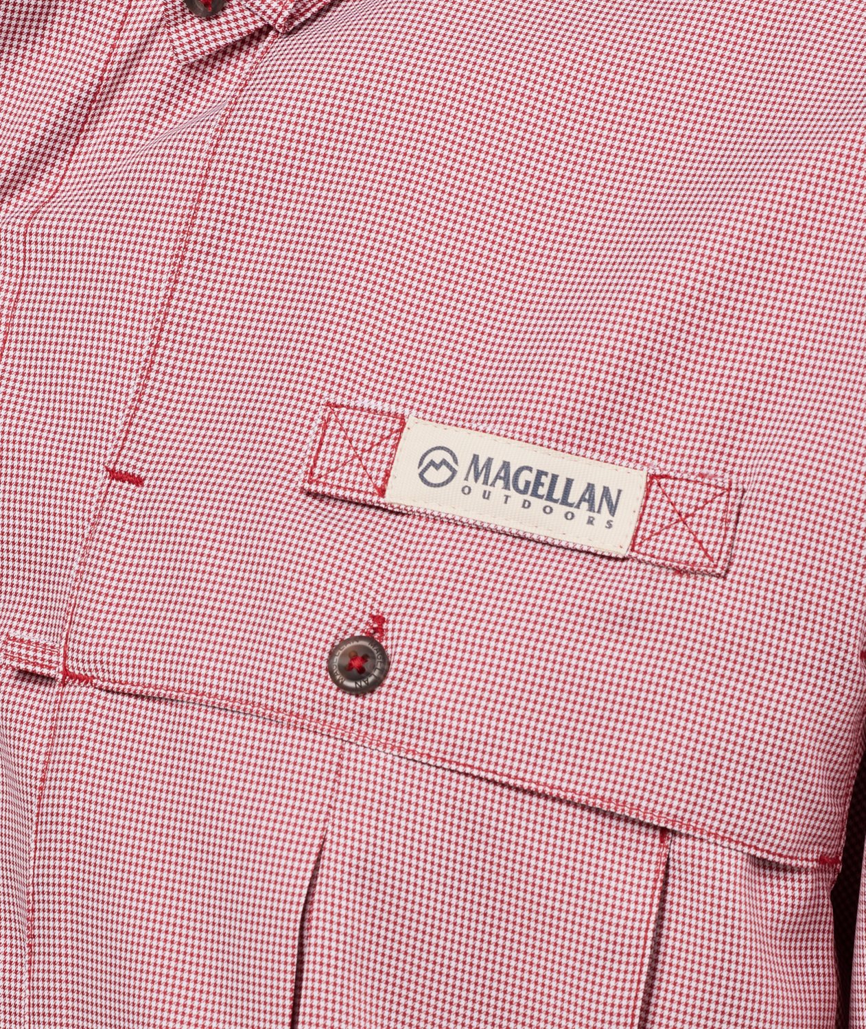 Magellan Outdoors Men's Aransas Pass Mini Check Long Sleeve Fishing Shirt - view number 3