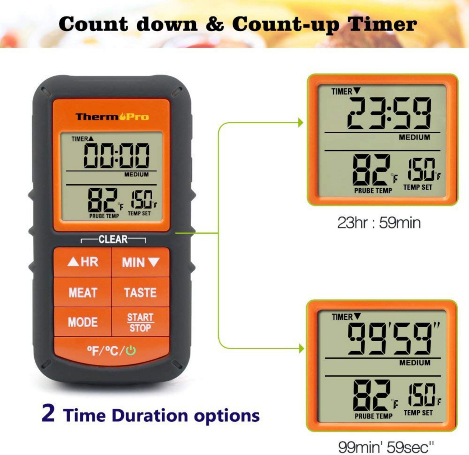 BBQ essentials : Digital food thermometer ThermoPro TP-06S