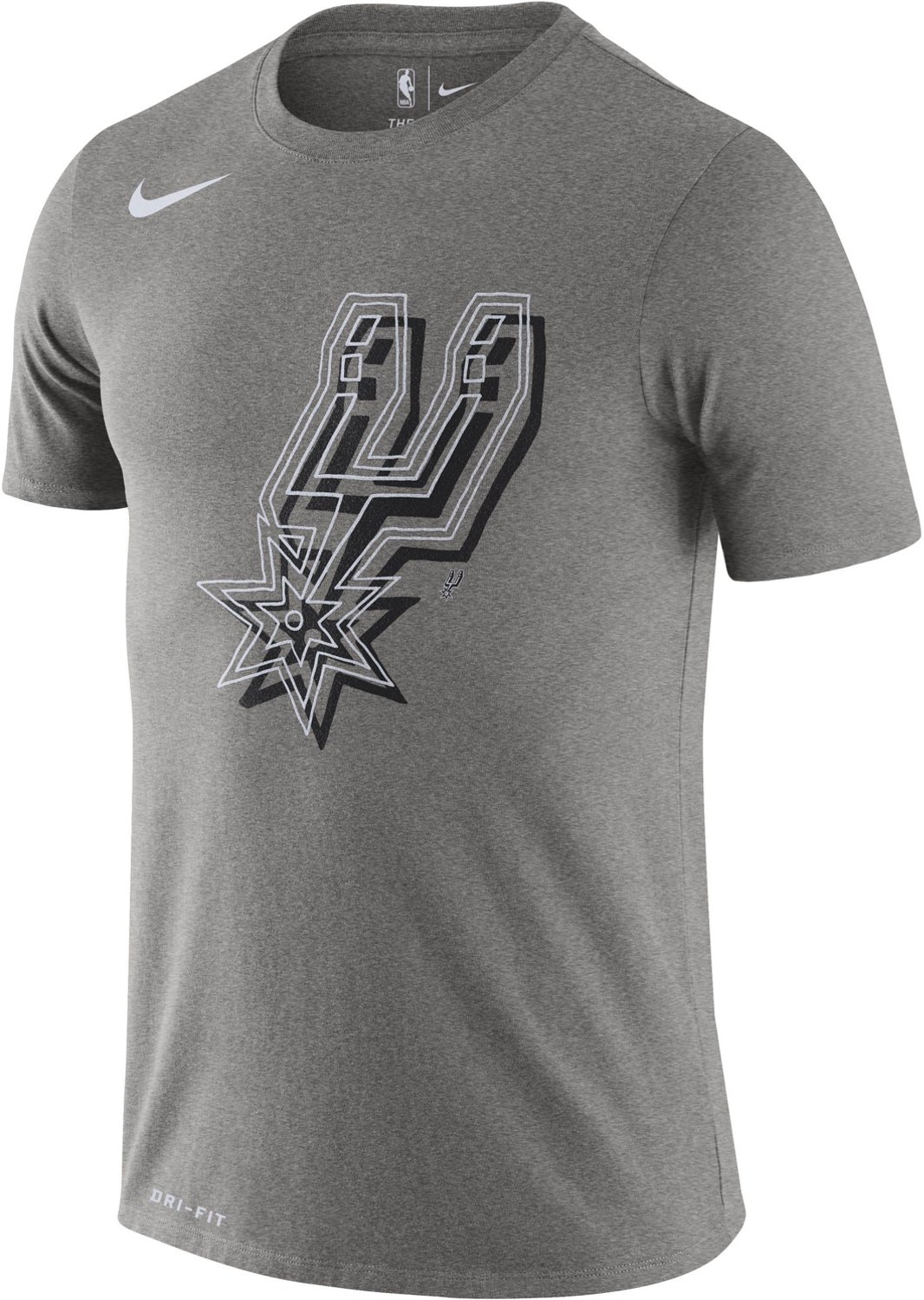 Nike Men's San Antonio Spurs Fanwear RP Logo T-shirt - view number 1