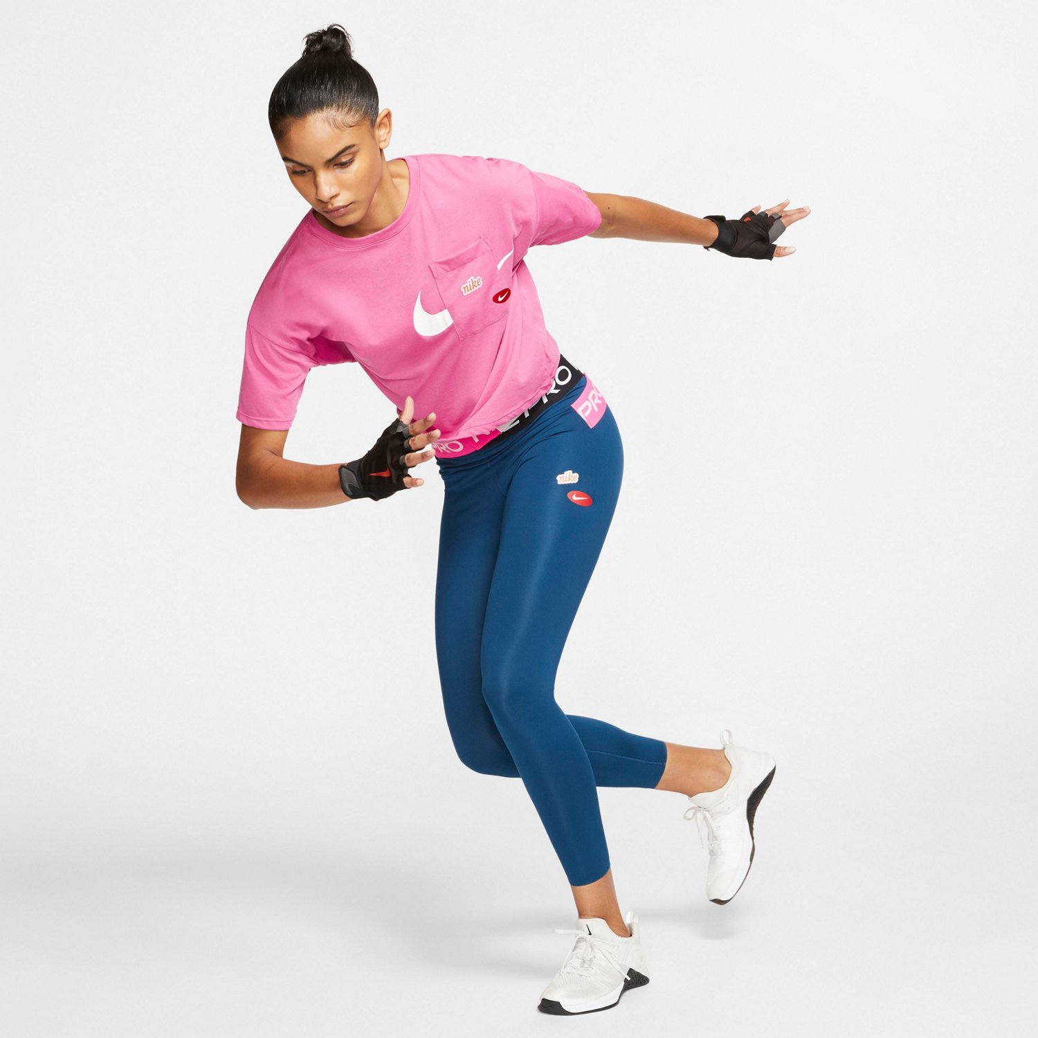 Nike Women's Iron Clash Training Cropped T-shirt - view number 5