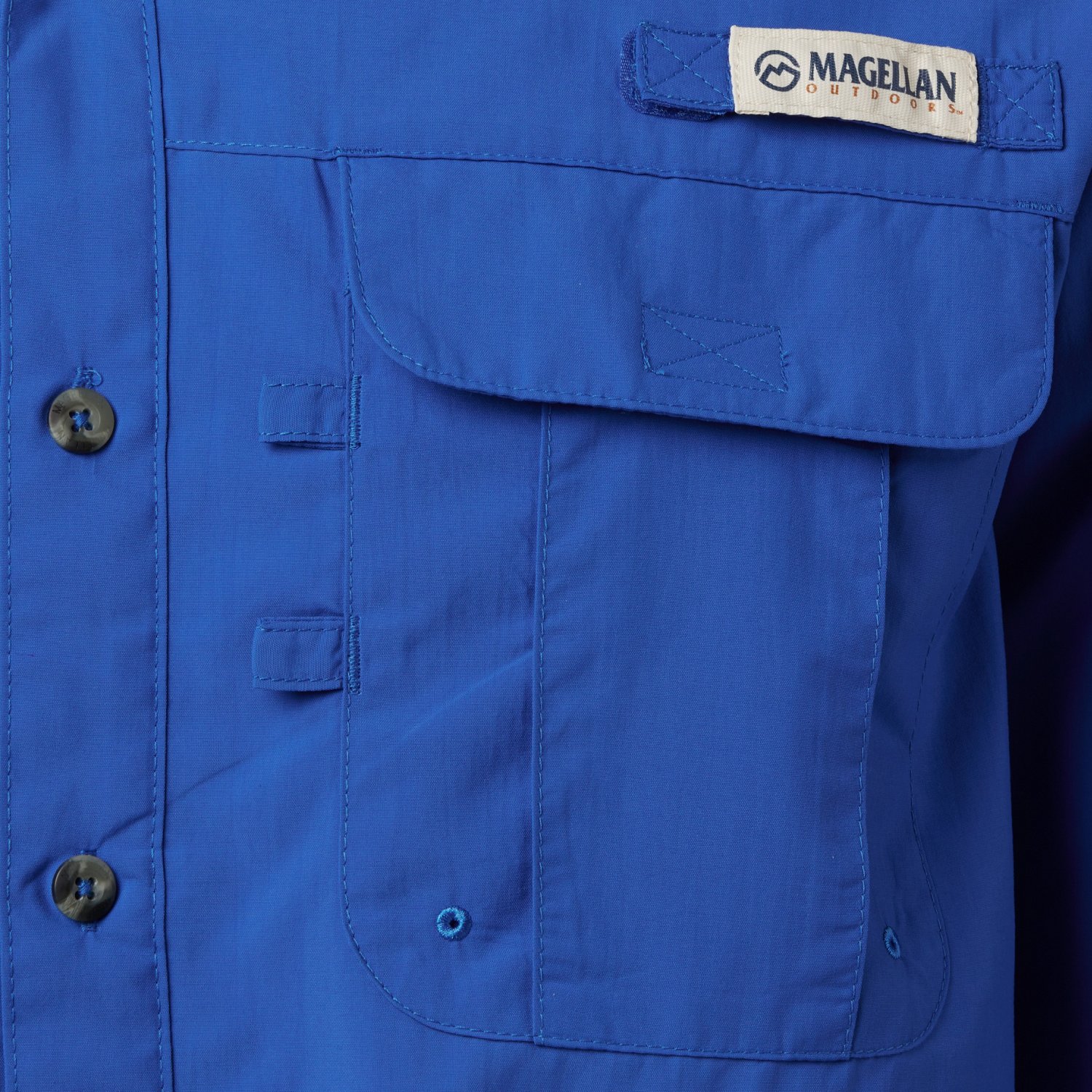 Magellan Outdoors Men's Laguna Madre Solid Long Sleeve Fishing Shirt - view number 5