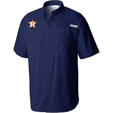 Columbia Sportswear Men's Houston Astros Tamiami Shirt                                                                          