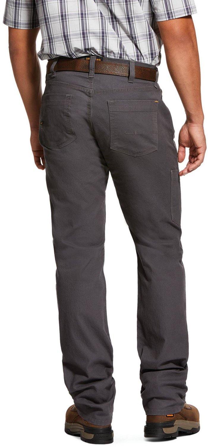 Ariat Men's Rebar M4 DuraStretch Made Tough Stackable Straight Leg Work Pants                                                    - view number 2