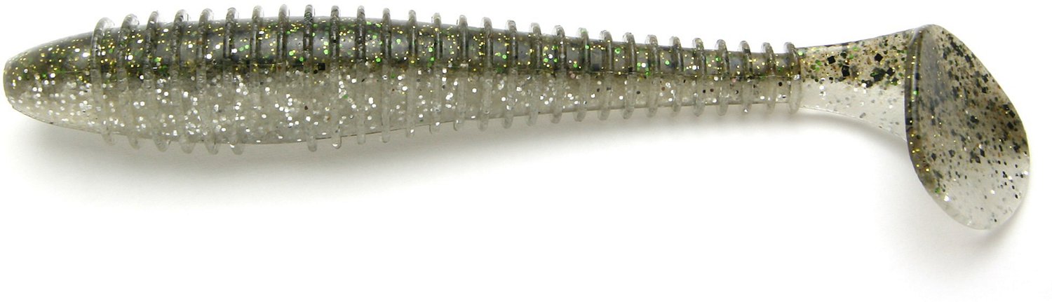 Keitech Fat Swing Impact Unrigged Plastic Swim Baits 5-Pack