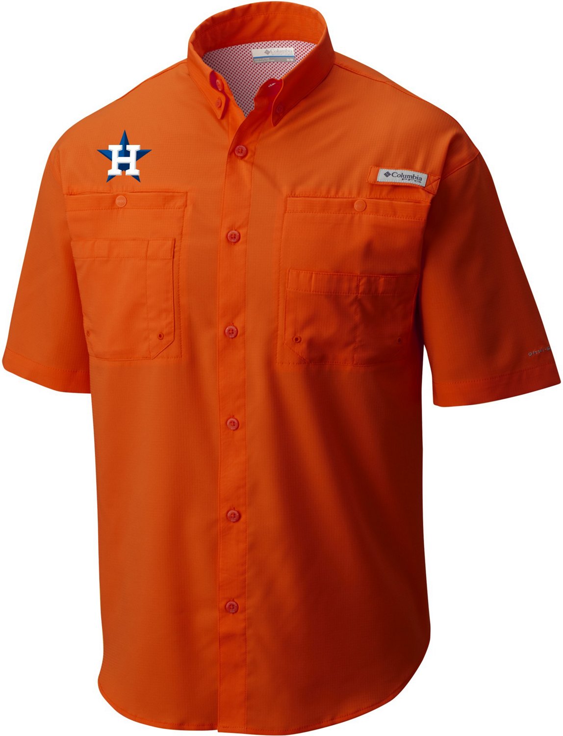 Columbia, Shirts, Houston Astros Columbia Fishing Shirt