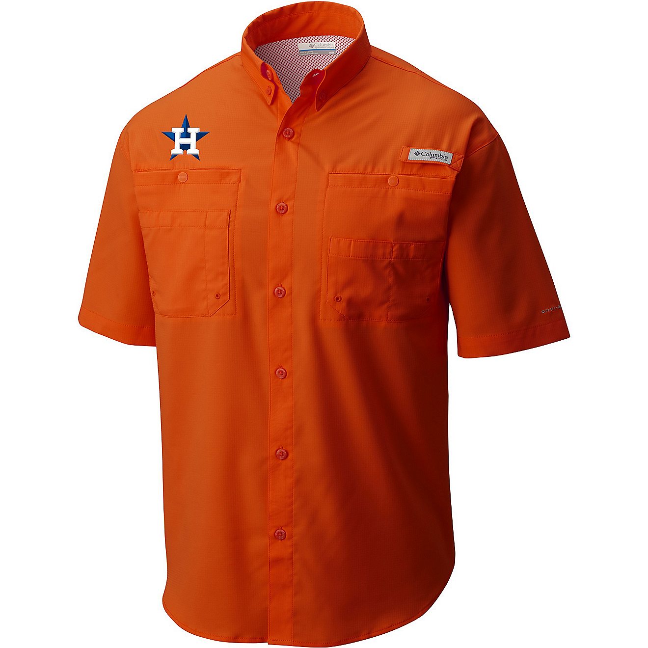 Columbia Sportswear Men's Houston Astros Tamiami Shirt                                                                           - view number 1