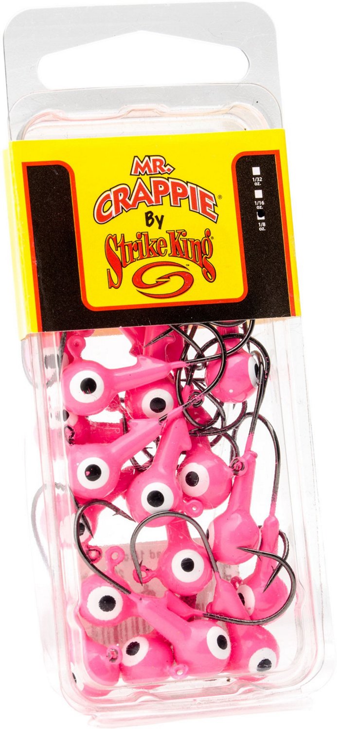 Strike King Mr. Crappie 1/8 oz Jigheads 25-Pack