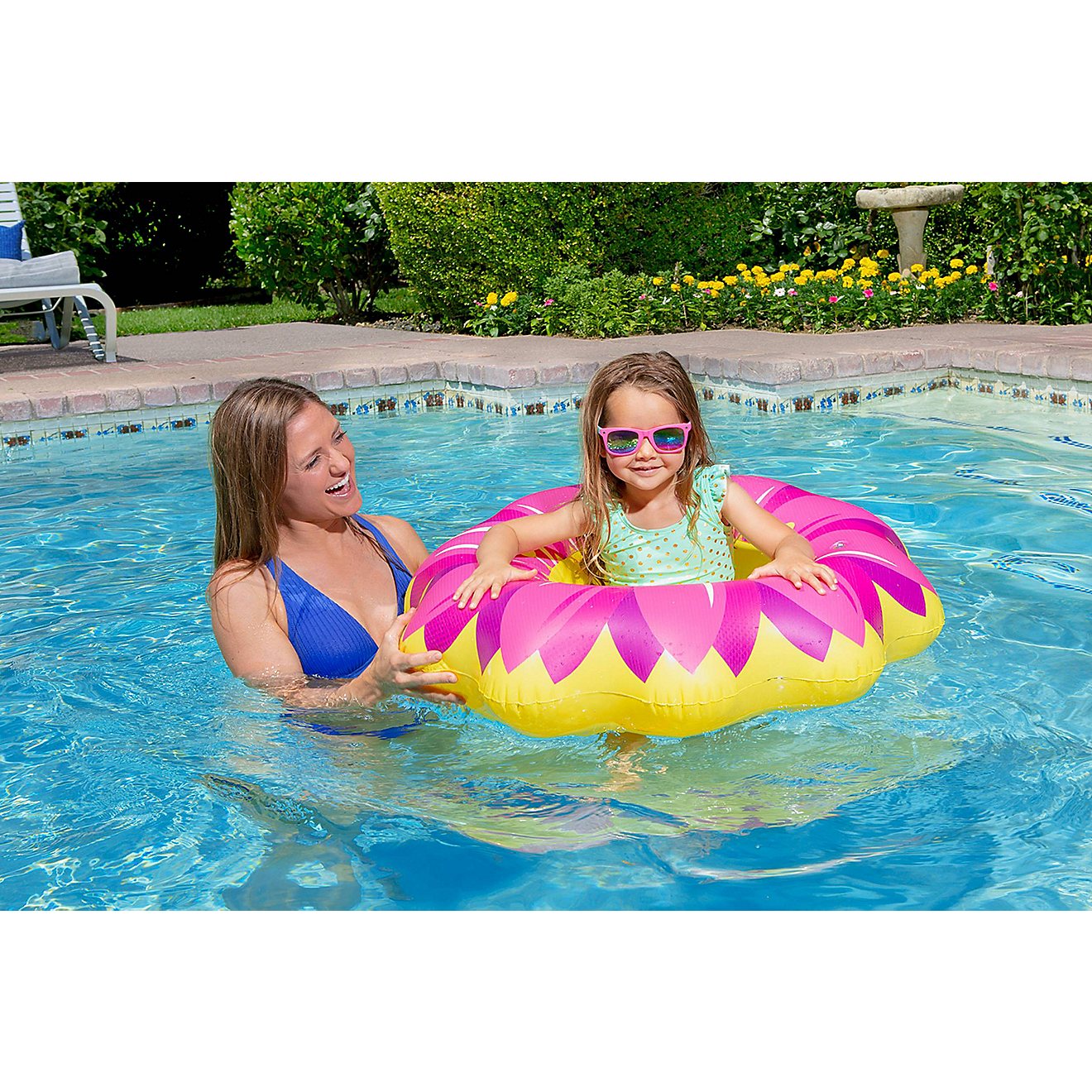Poolmaster Learn-To-Swim Flower Baby Pool Float                                                                                  - view number 3
