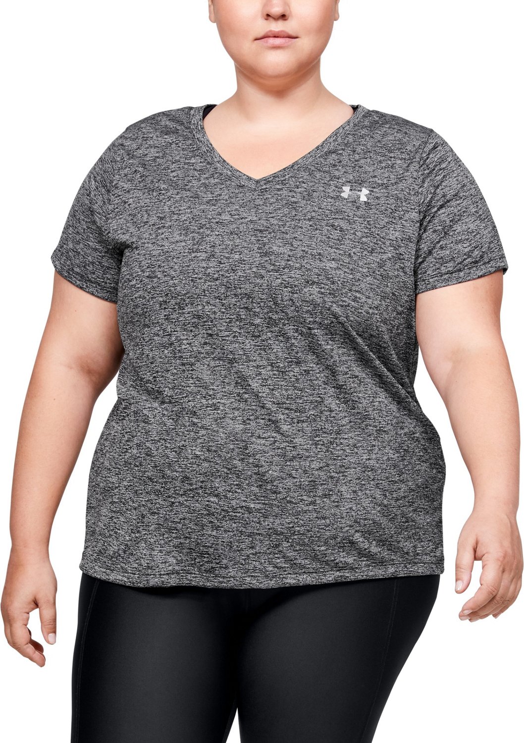 Women's Plus Size V-neck T-Shirt - Braves