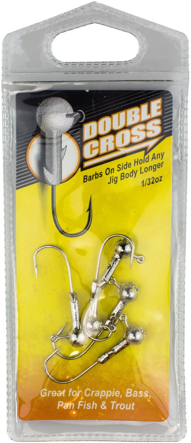 Leland Lures Crappie Magnet Double Cross Jigheads 5-Pack