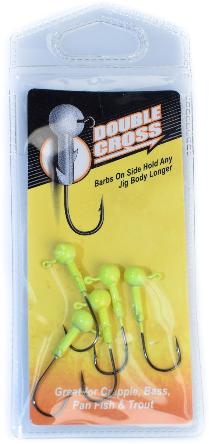Leland Lures Crappie Magnet Double Cross Jigheads 5-Pack - view number 1