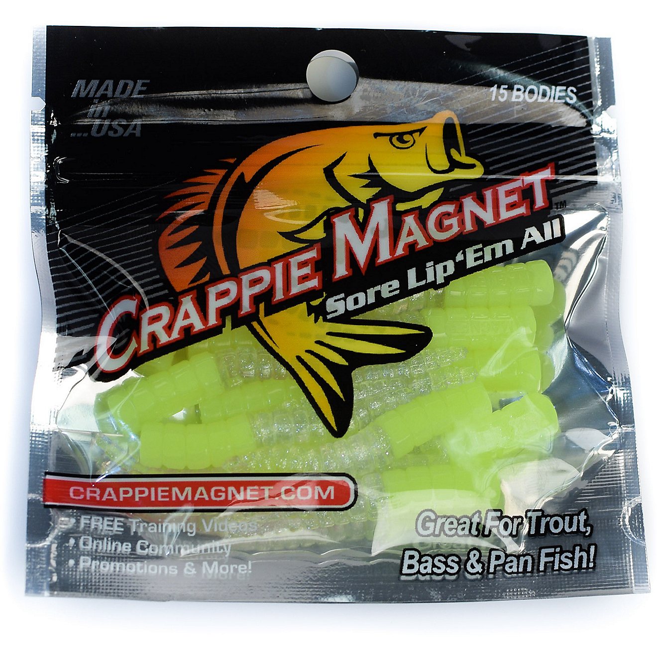 Leland Lures Crappie Magnet Soft Baits 15-Pack                                                                                   - view number 1