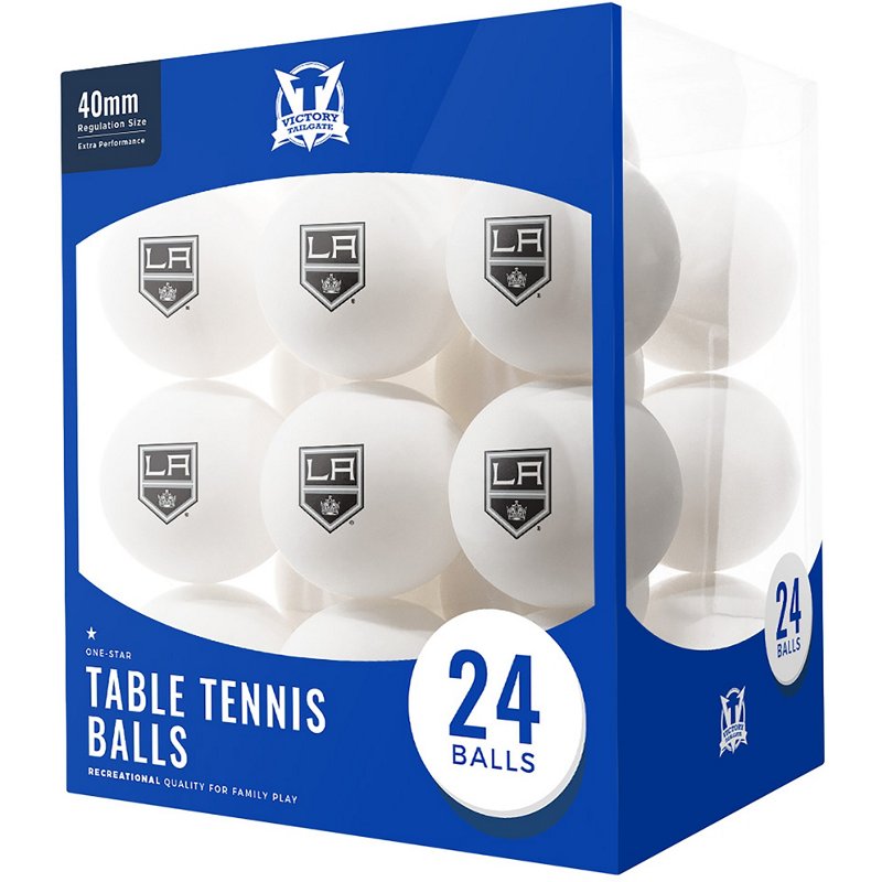 Victory Tailgate Los Angeles Kings Table Tennis Balls 24-Pack Red/Yellow - Billiards And Table Tennis at Academy Sports