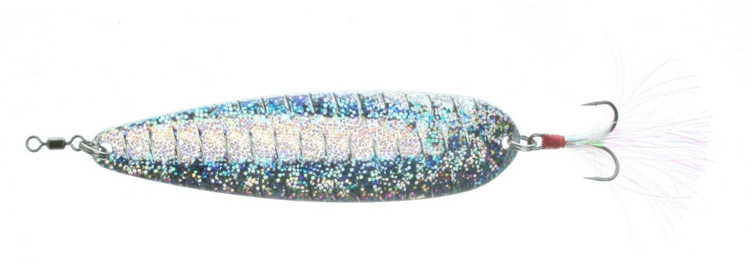 Nichols Lures Lake Fork Flutter Spoon - 5in - Silver Scale