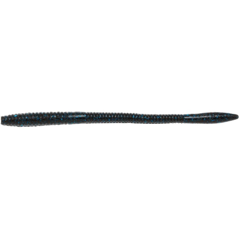 Strike King Super Finesse Worm 7 in Soft Bait Black/Blue - at Academy Sports
