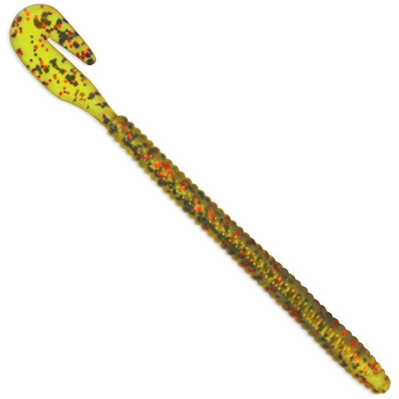 Culprit 6 in. Fast Vibe Worm Bait, Watermelon Red