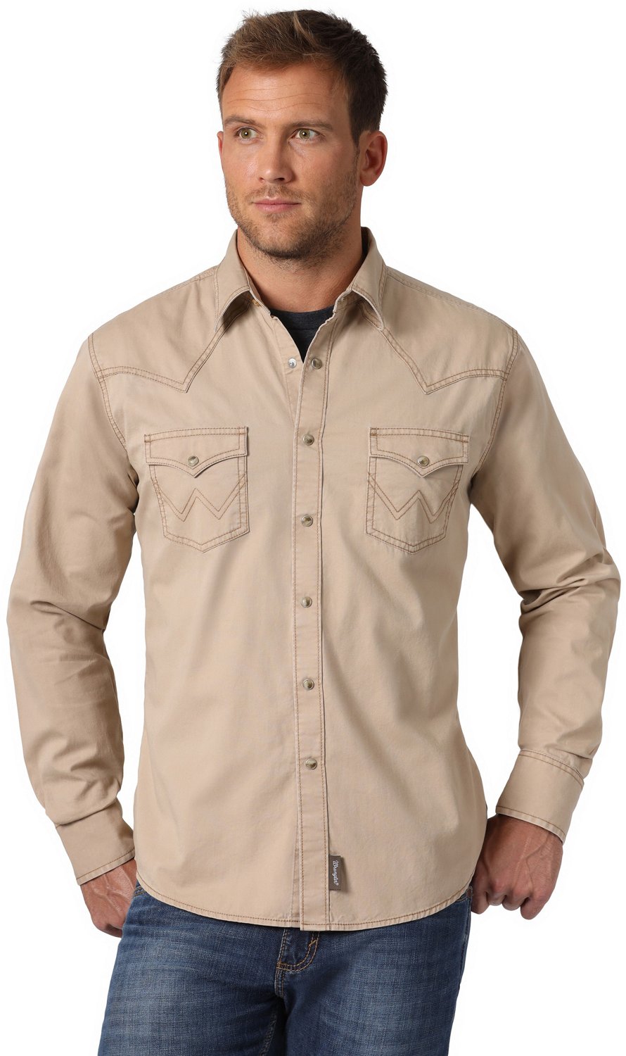 Wrangler Men's Retro Premium Long Sleeve Snap Shirt                                                                              - view number 1 selected