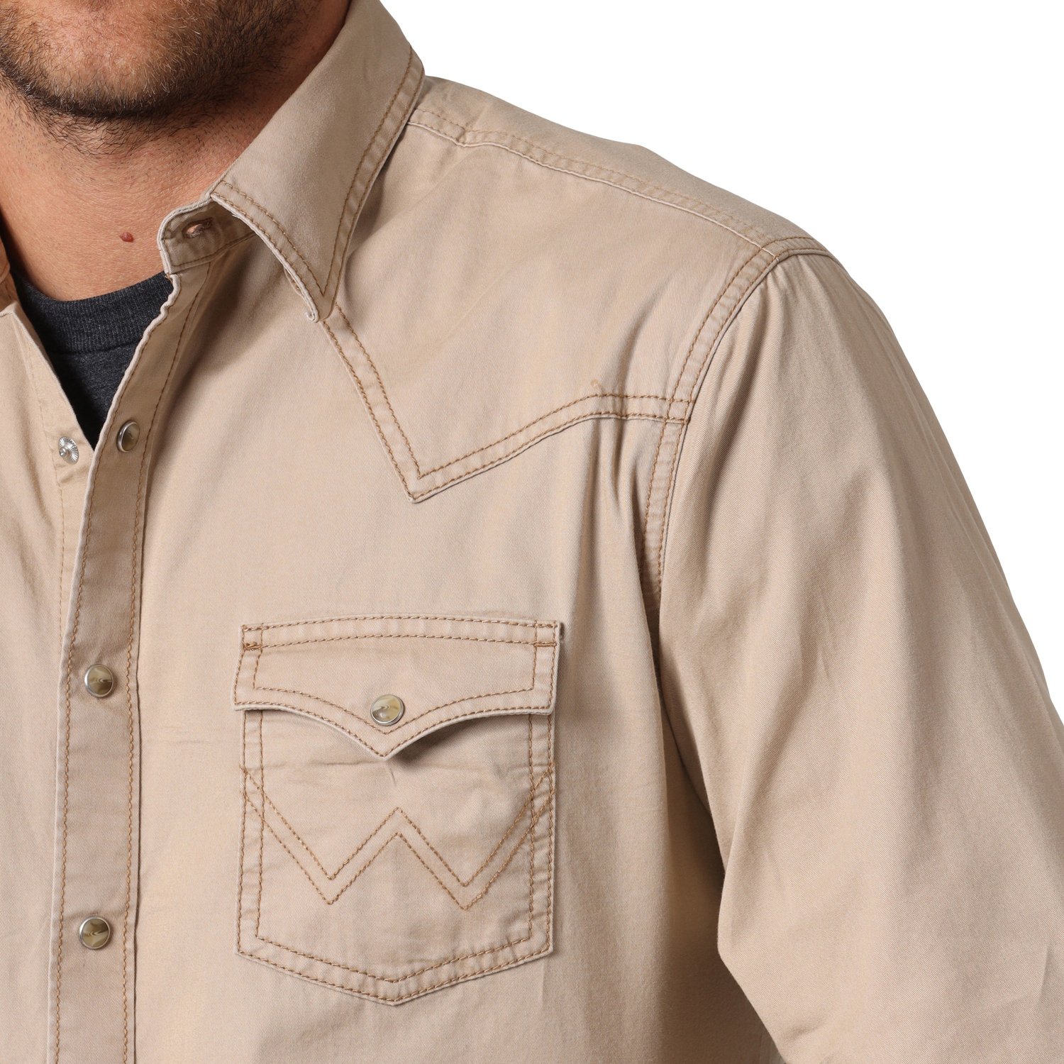 Wrangler Men's Retro Premium Long Sleeve Snap Shirt                                                                              - view number 3