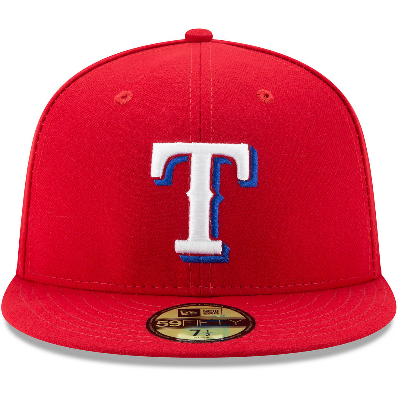 New Era Men's Texas Rangers Authentic Collection 59FIFTY Fitted Cap                                                              - view number 1
