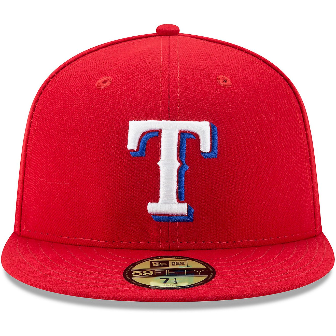 New Era Men's Texas Rangers Authentic Collection 59FIFTY Fitted Cap                                                              - view number 1