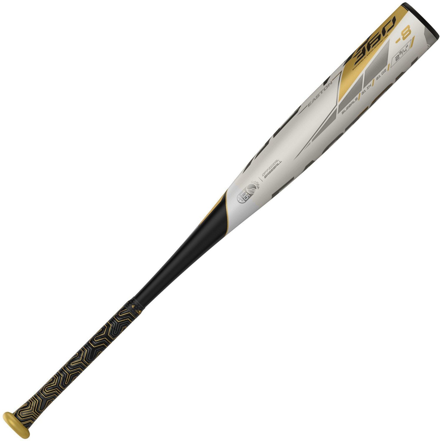 EASTON Adults' Alpha 360 Aluminum Baseball Bat (-8) - view number 3