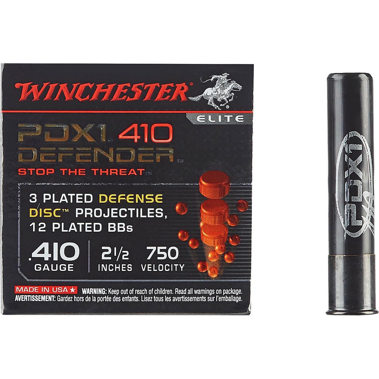 Winchester Supreme Elite PDX1 410 Gauge Shotshell Ammunition                                                                     - view number 1