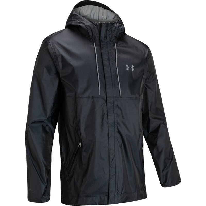Under Armour Men's Cloudburst Shell Jacket Black, X-Large - Men's Athletic Jackets at Academy Sports product image