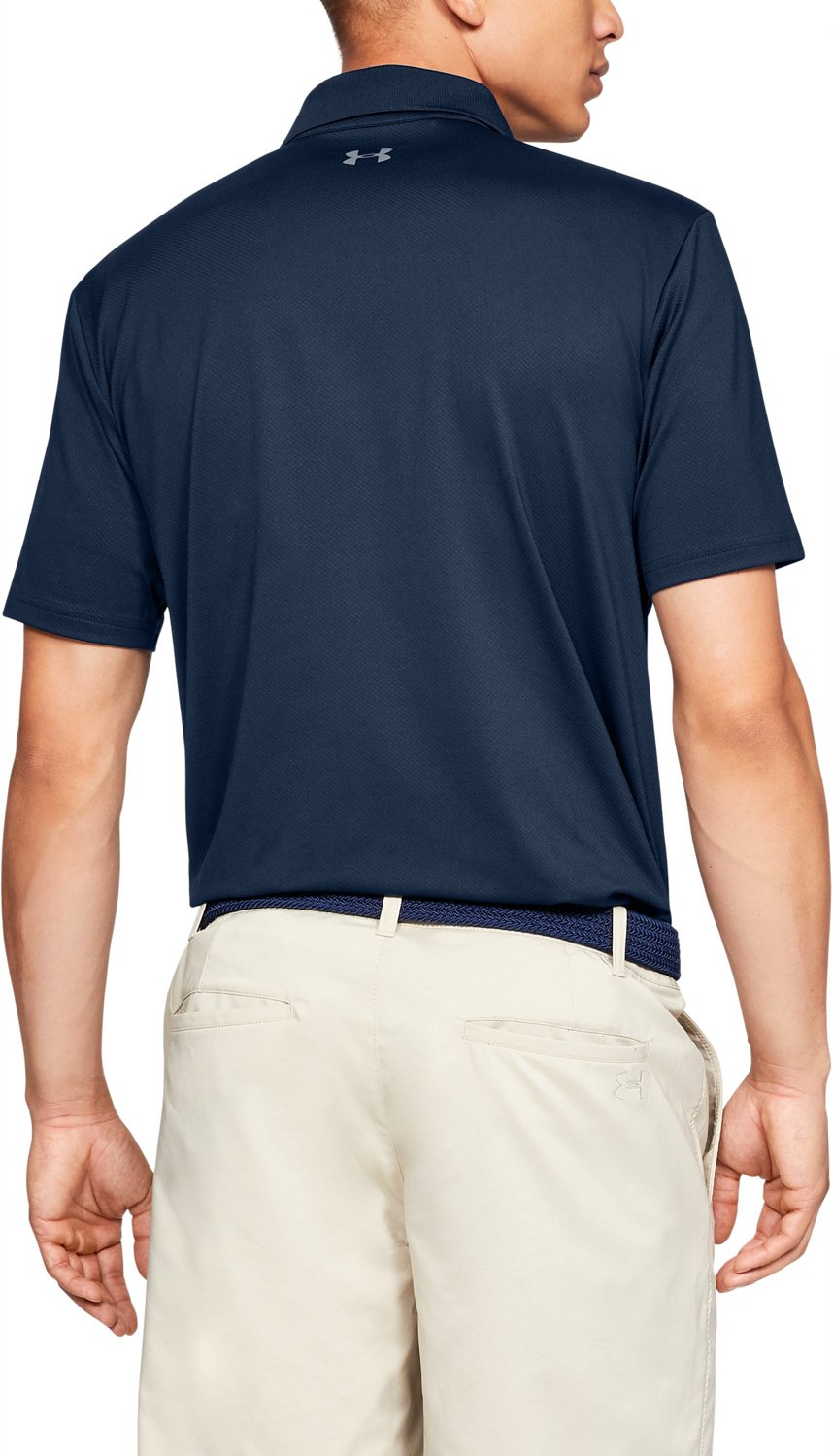 Under Armour Men's Performance Textured Golf Polo Shirt Academy