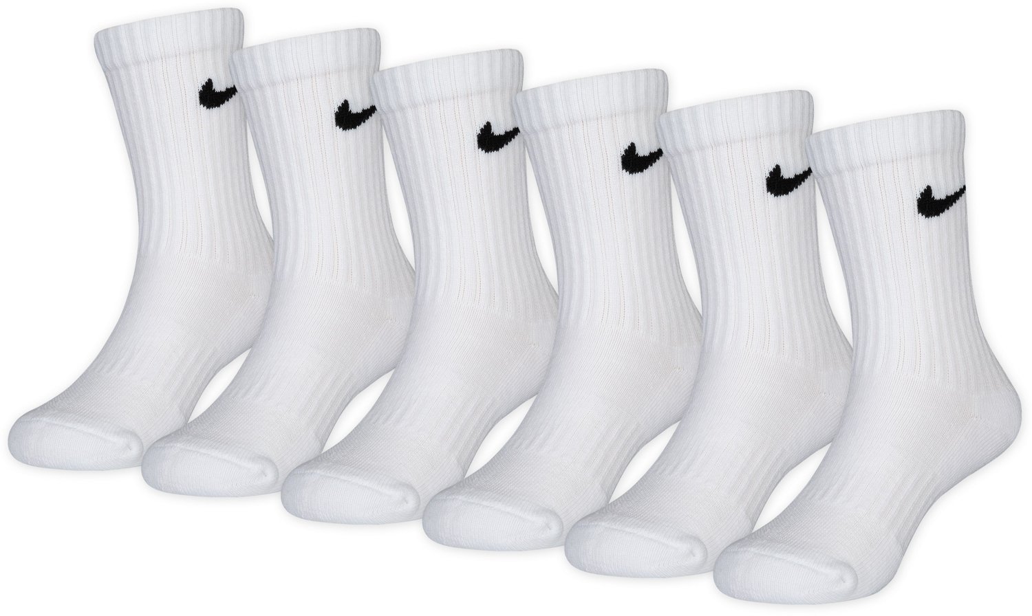 Nike Kids' Dri-Fit Performance Crew Socks 6 Pack | Academy