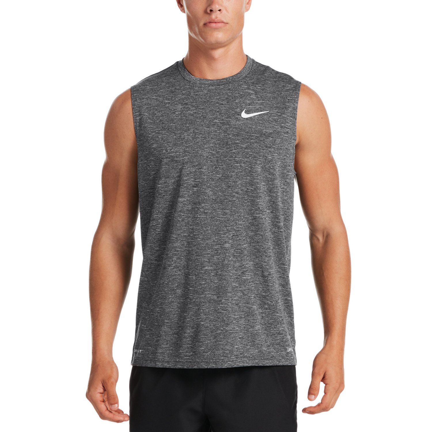 Nike Men's Heather Sleeveless Hydroguard Swim Top Academy