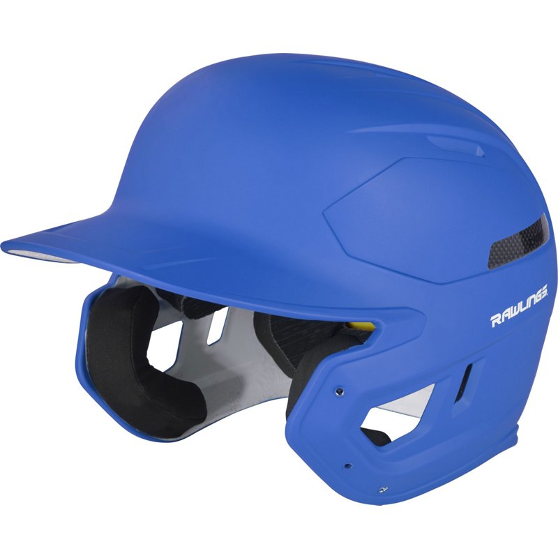 Rawlings Adults’ Mach Carbon Batting Helmet Blue, Large – Baseball/Softball Accessories at Academy Sports