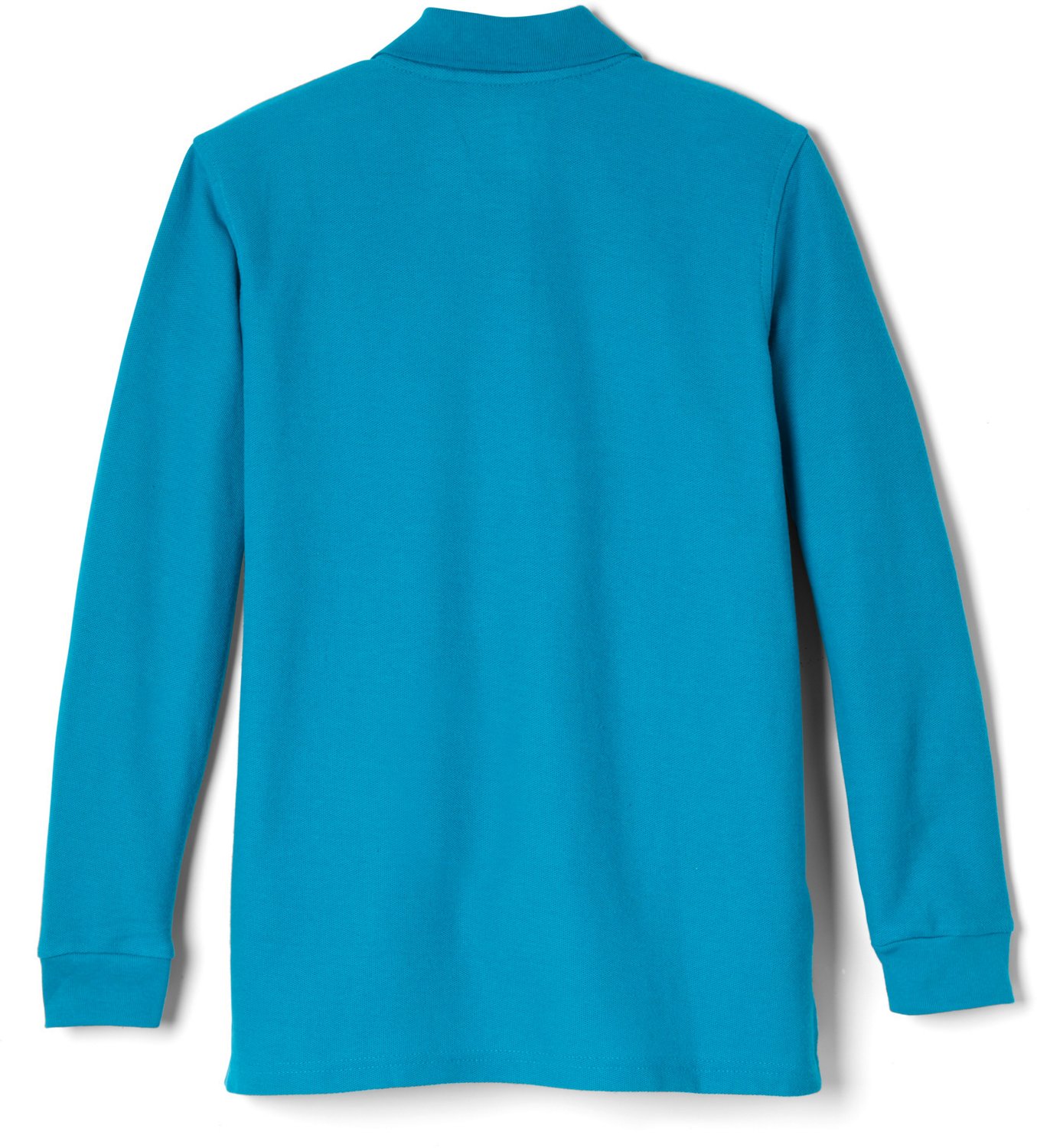 French Toast Boys' Long Sleeve Pique Polo Shirt                                                                                  - view number 2