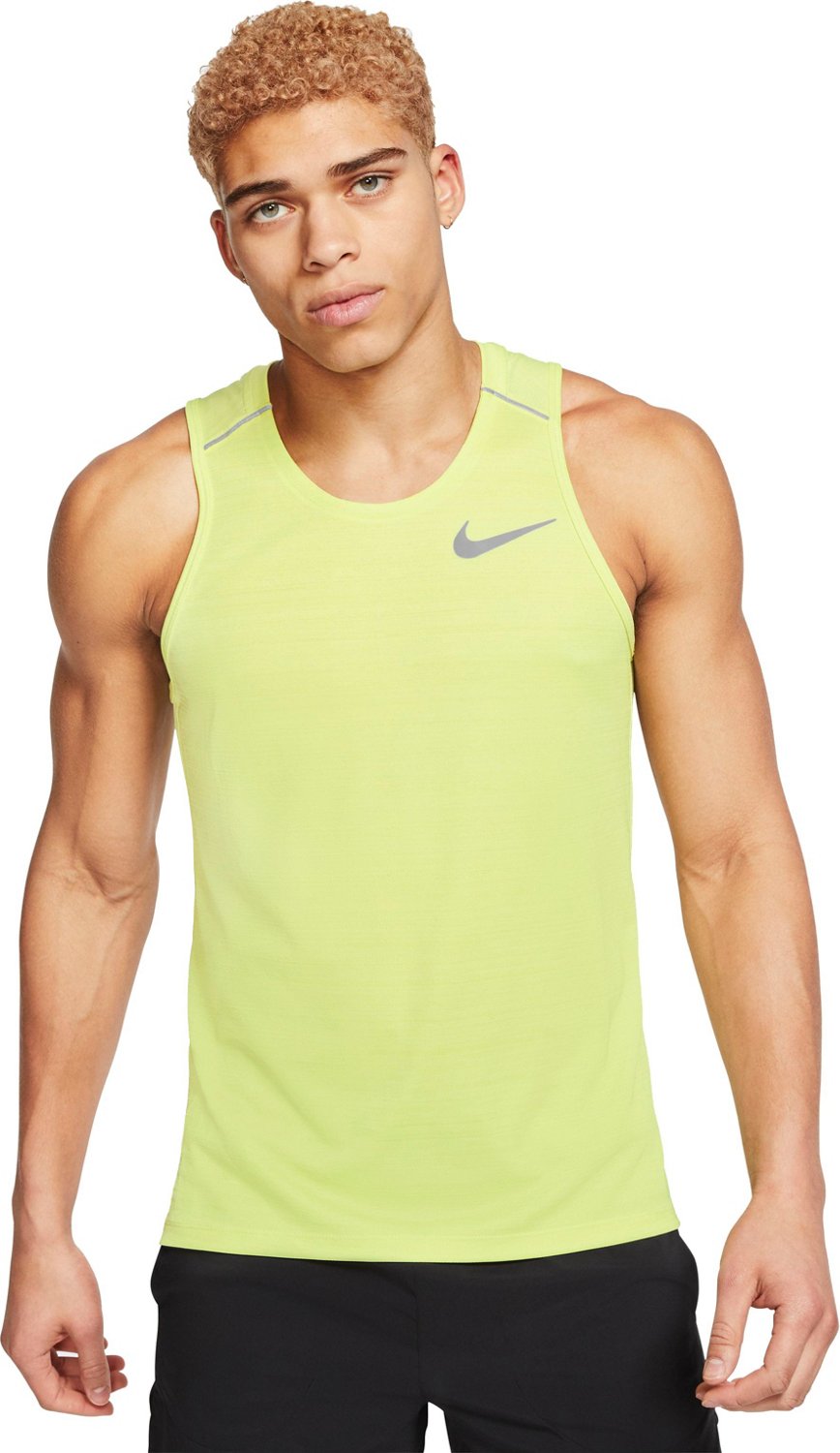 Nike Men's Dri-FIT Miler Running Solid Tank Top | Academy