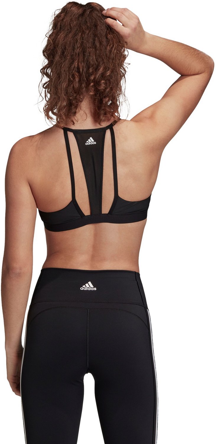 adidas Women's All Me 3-Stripes Mesh Sports Bra - view number 2