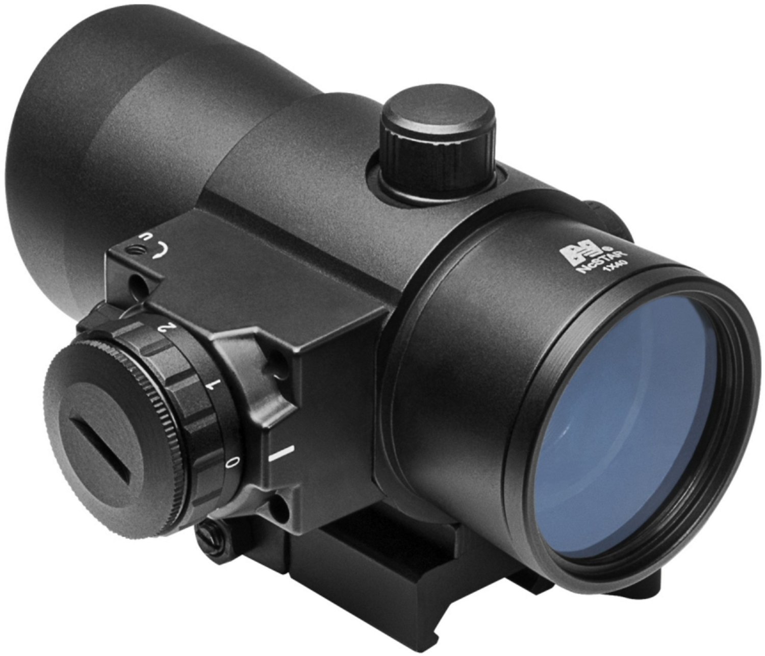 NcSTAR Red Dot Sight with Red Laser QR Mount                                                                                     - view number 2