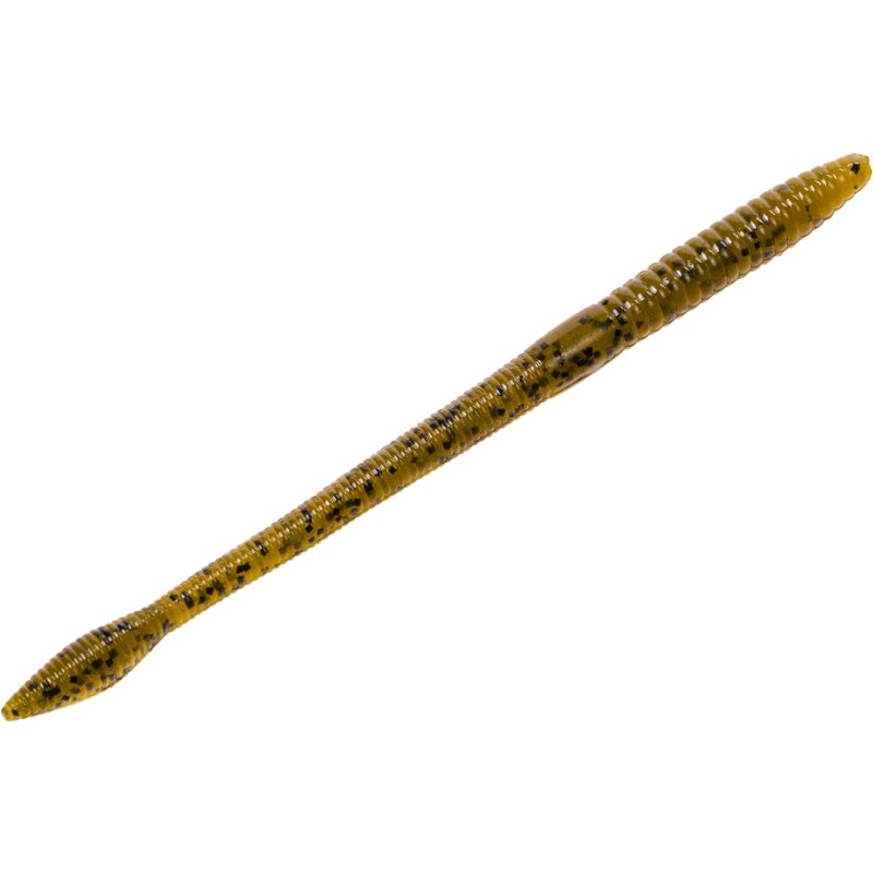 Strike King KVD Perfect Plastics 5 in Finesse Worm Baits 15-Pack Green Pumpkin - Frsh Wtr Soft Plastic at Academy Sports
