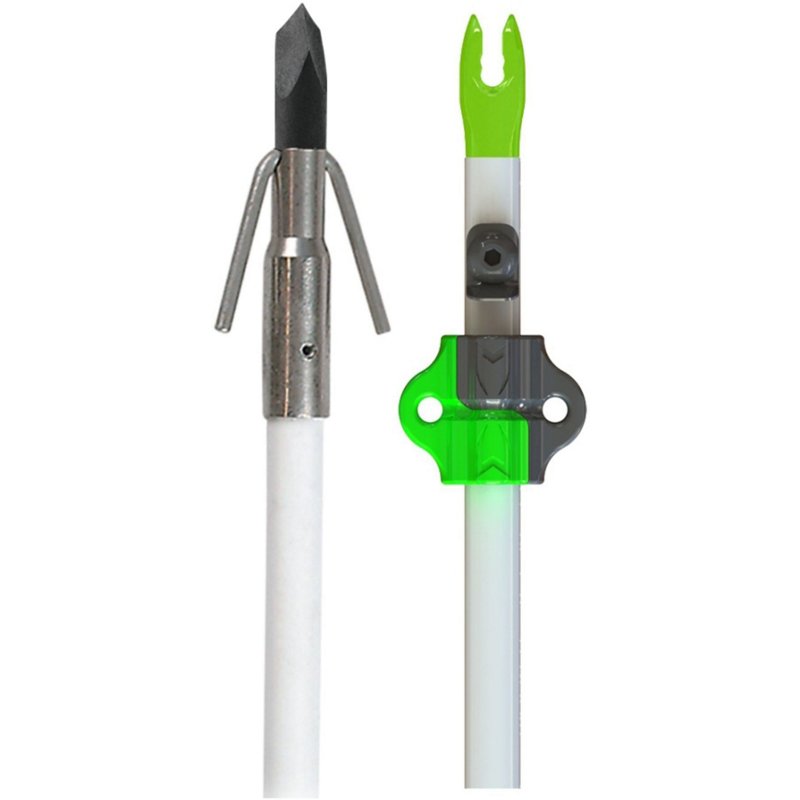 Muzzy White Classic Fish Arrow with Carp Point and Bottle Slide