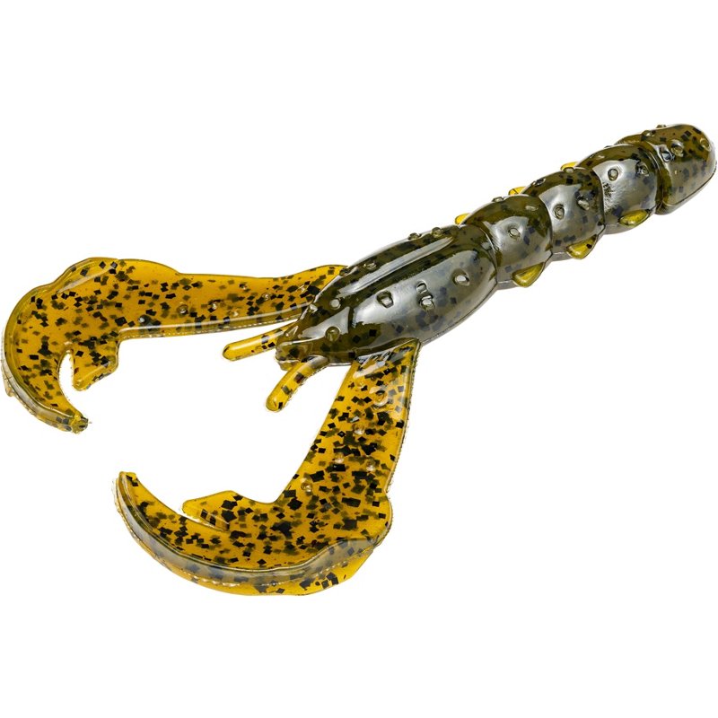 Strike King Rage Tail Lobster Soft Baits - Green Pumpkin