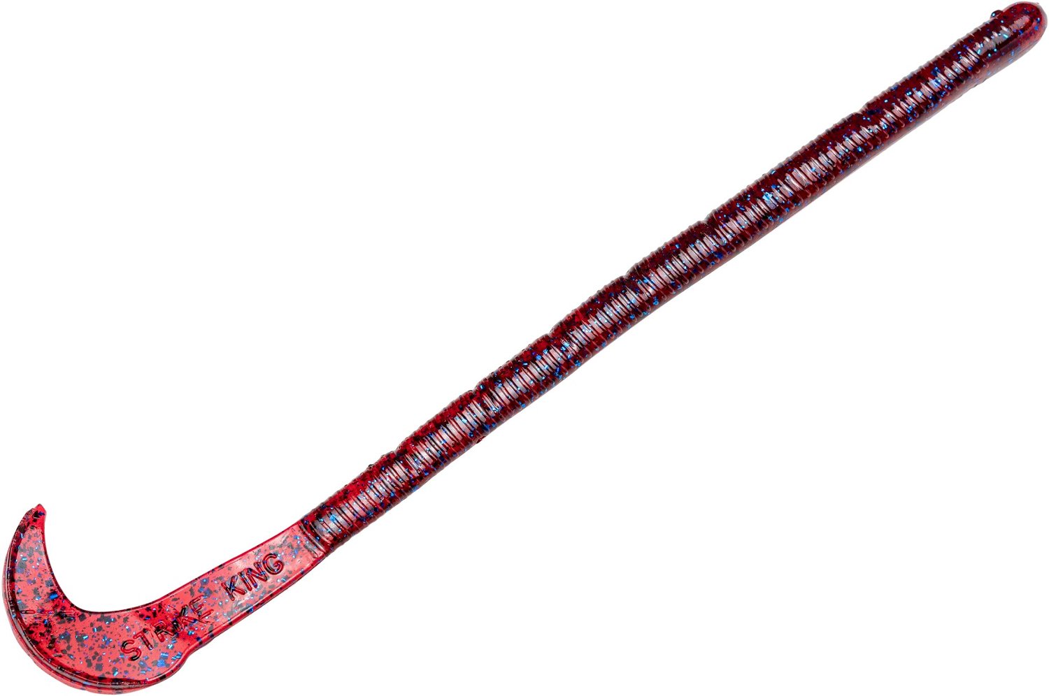 Strike King Rage Tail Rage Thumper Worm 10 in Soft Baits 7-Pack