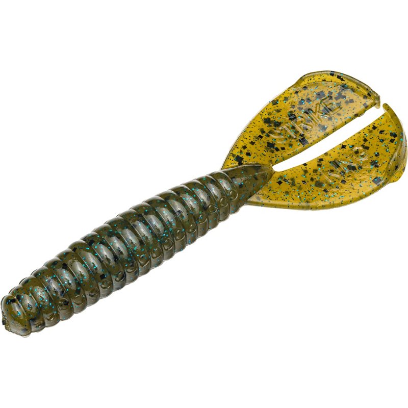 Strike King Rage Tail Twin Tail Menace 3 in Grub Soft Baits 8-Pack Green Pumpkin - Frsh Wtr Soft Plastic at Academy Sports