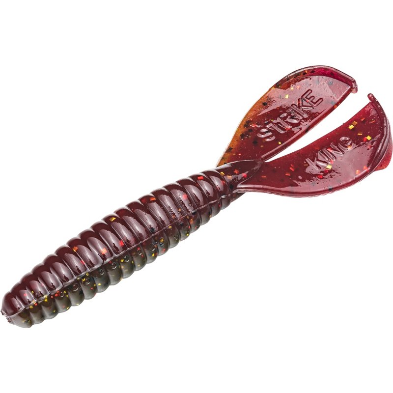 Strike King Rage Tail Twin Tail Menace 3 in Grub Soft Baits 8-Pack Craw - Frsh Wtr Soft Plastic at Academy Sports