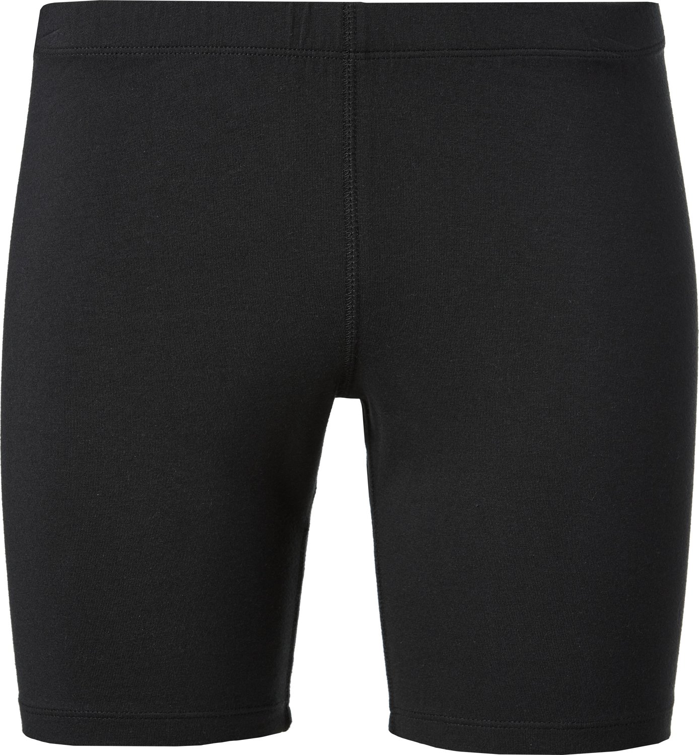 black athletic biker shorts