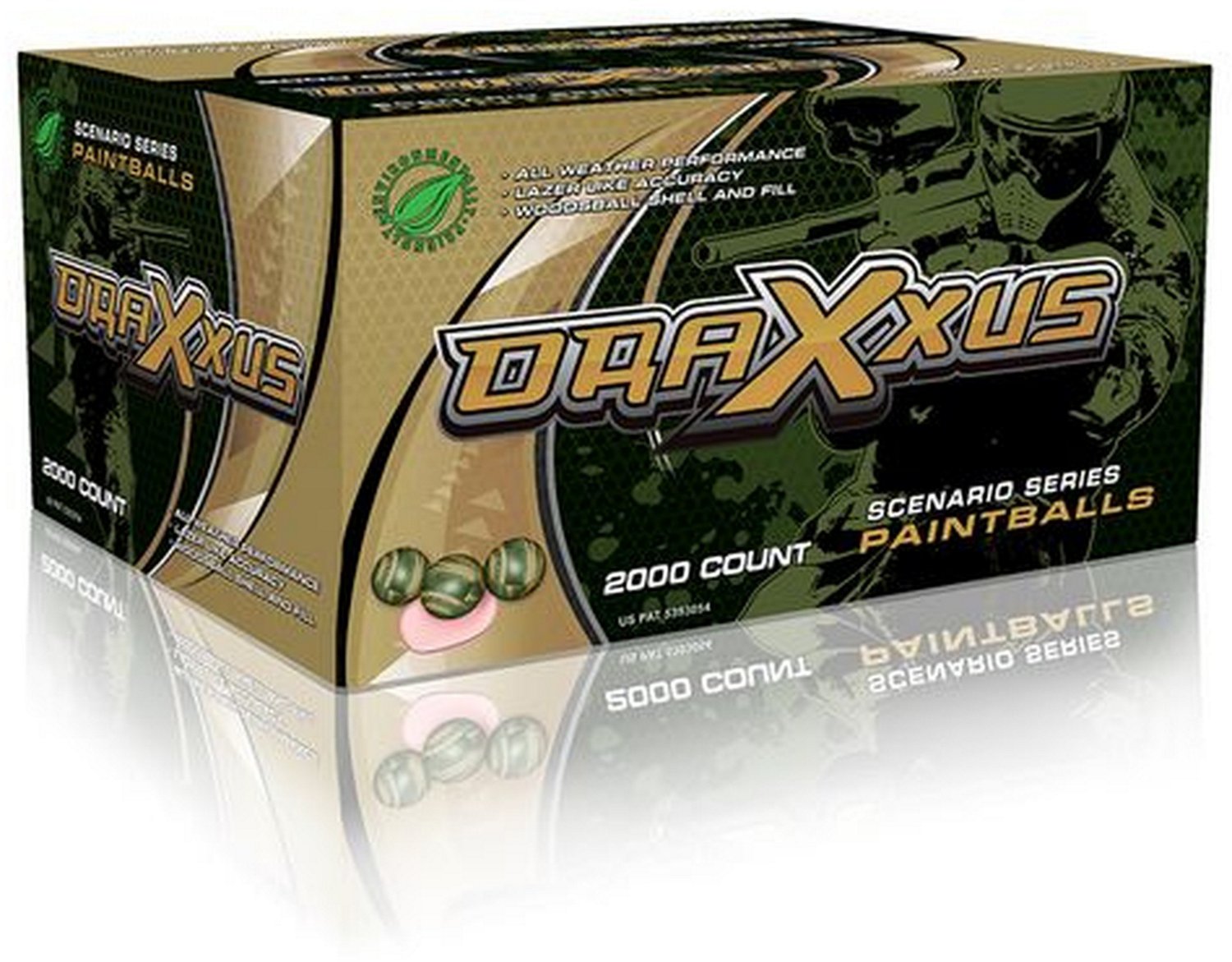 Draxxus Scenario .68 Caliber Camouflage Print PinkFilled Paintballs