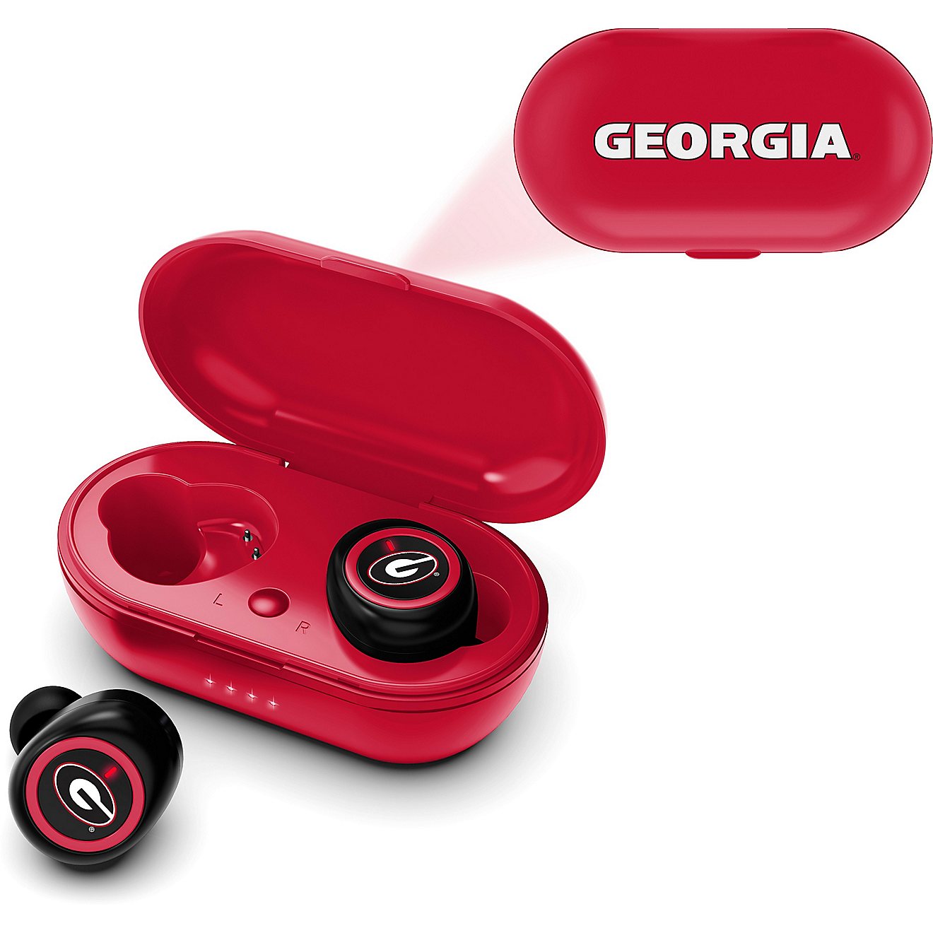 Team Color NCAA Georgia Bulldogs Wireless Bluetooth Headphones 