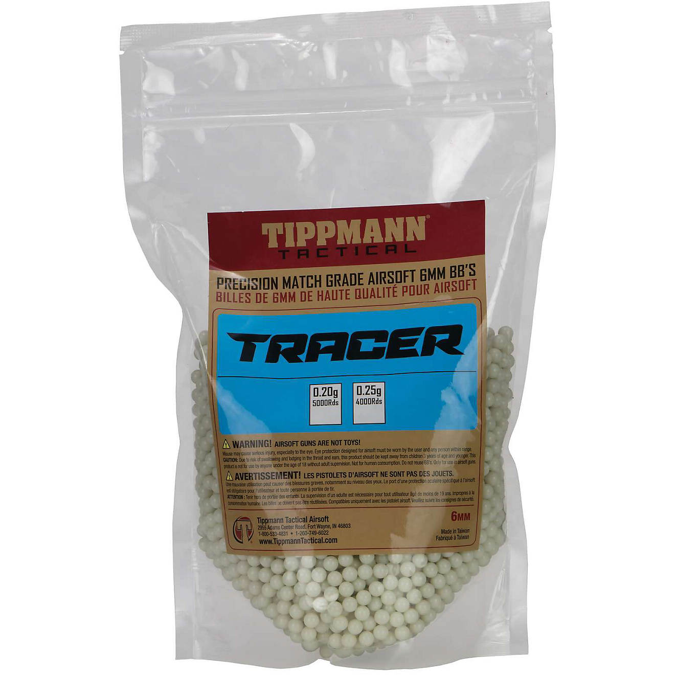 Tippmann Tracer Precision 0.20 gr Airsoft BBs 5,000-Count                                                                        - view number 1