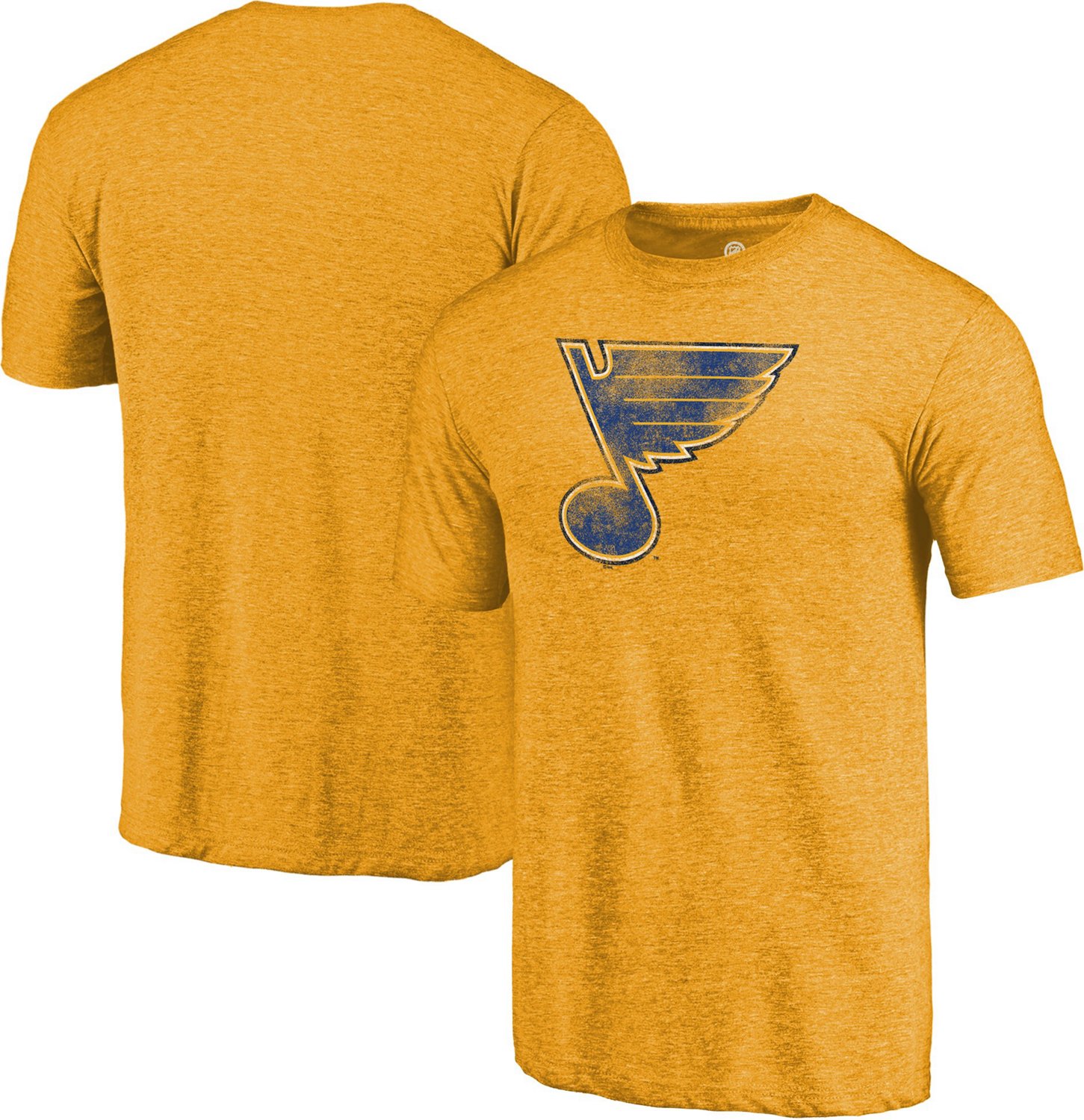 St Louis Blues Shirt Adult Large Gray Short Sleeve Fanatics NHL