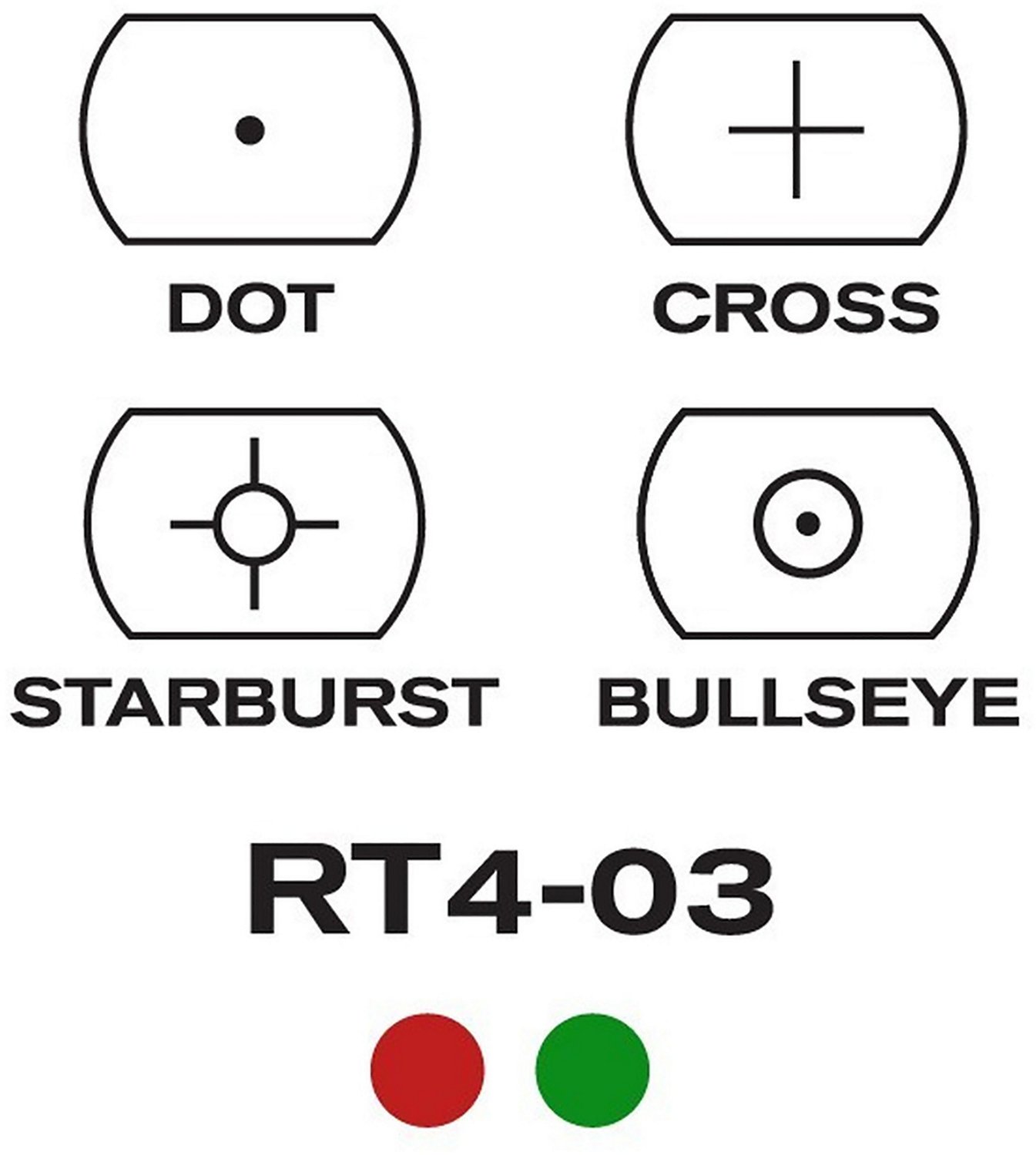 AIM Sports Inc. RT403 Classic Edition Reflex Sight Academy